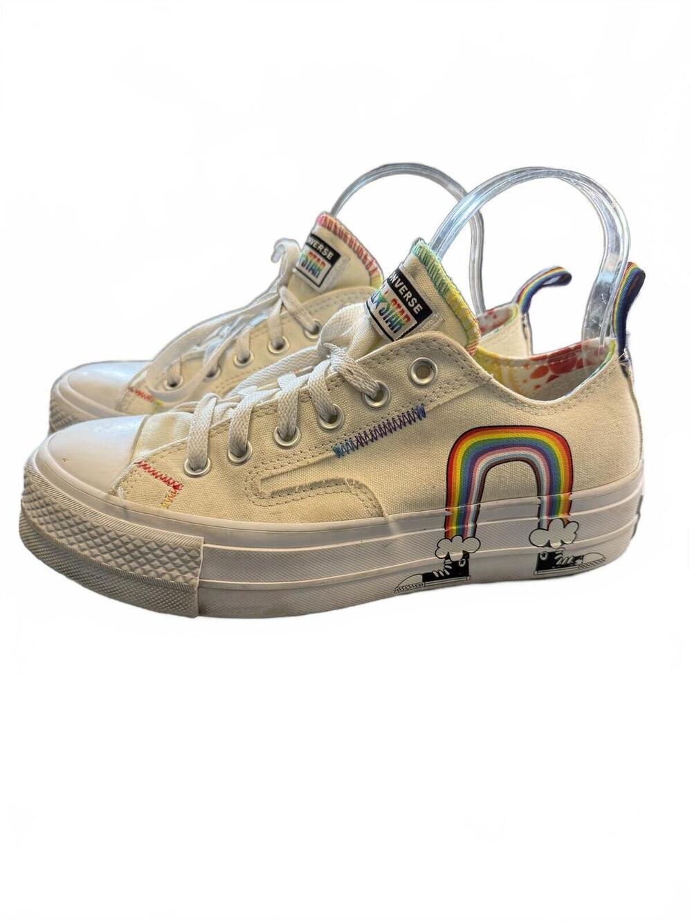 Converse Chuck Taylor All Star Lift Platform Pride Sneakers Women's Size 8